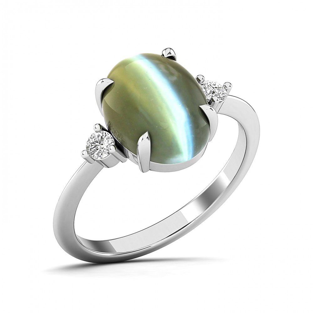 Cat’s Eye gemstone solitaire ring